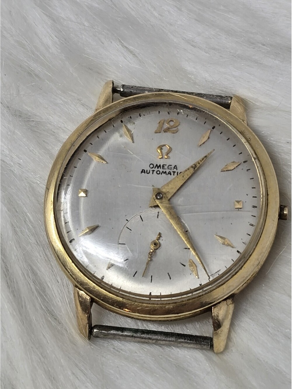 1950 Omega Bumper Automatic Cal 342 14K GF Runs Repair